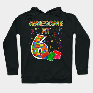 Birthday Gift For Kids 6 Years Old Building Blocks Hoodie